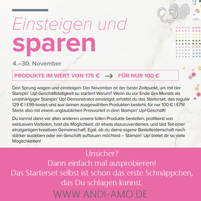 Stampin Up Einsteigen und Sparen Angebot