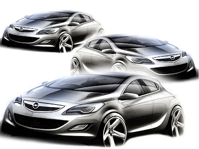The new Opel Astra GSi will be unveiled in October at the Paris Auto Show 