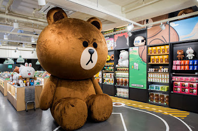 Line Friends Flagship Store Garosugil Korea