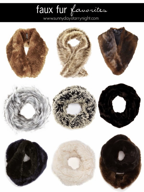 faux fur snoods