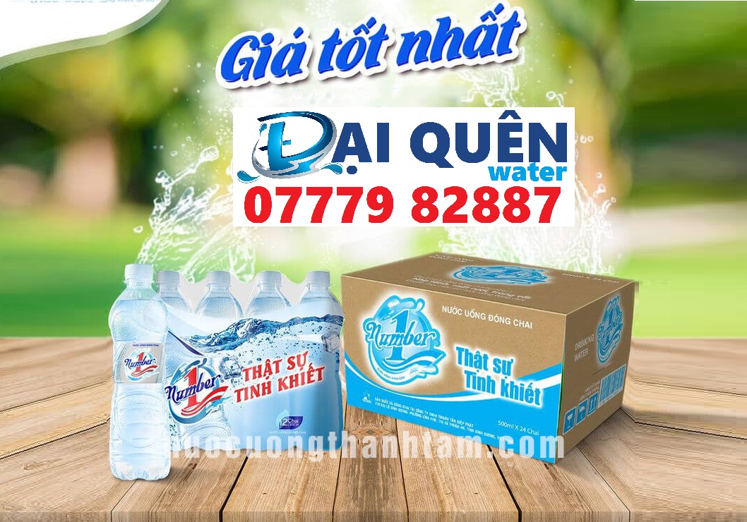 Đại lý nước Suối Number one chai 500ml ở tại thành phố Biên Hòa- ĐẠI QUÊN water 0777982887