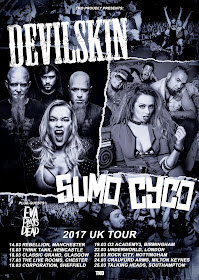 Devilskin Sumo Cyco Tour Poster 2017