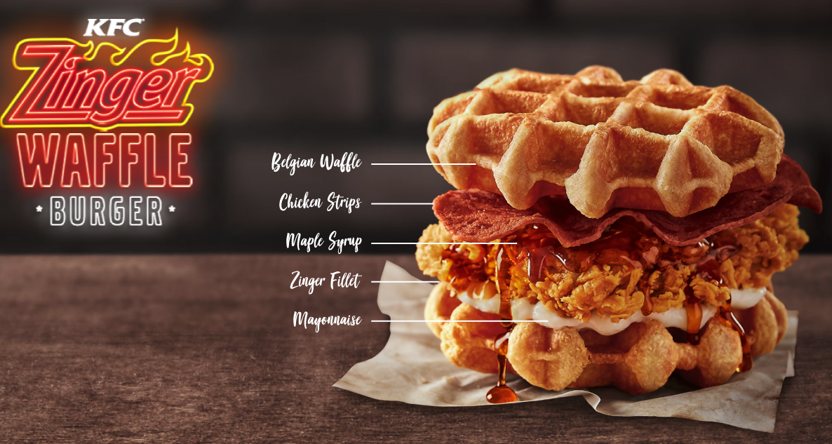 Harga KFC Zinger Waffle Burger - Senarai Harga Makanan di ...