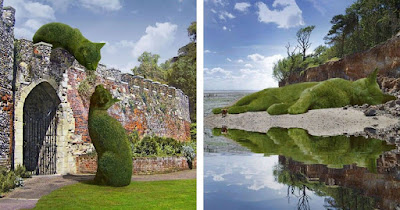 The Topiary Cat: la obra de arte mágica que los amantes de los gatos desearían que existiera en la vida real