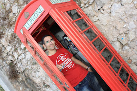 Telephone box in Gibraltar