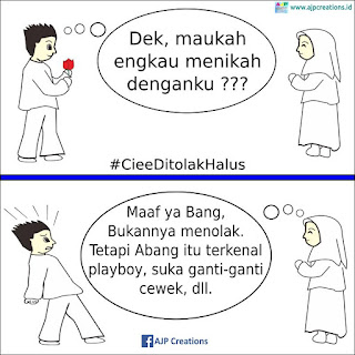 Kata-Kata Jleb Lucu Penolakan Cinta