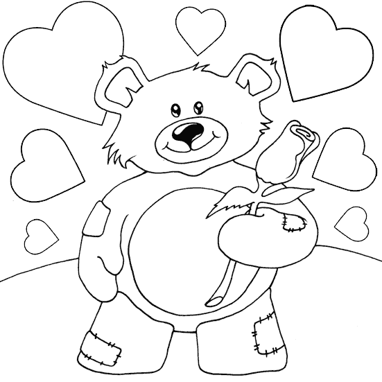 Download Teddy Bear Coloring Pages >> Disney Coloring Pages