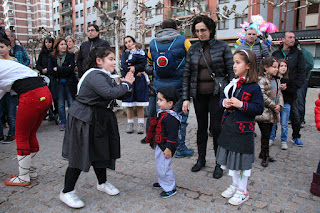 Olentzero en los barrios