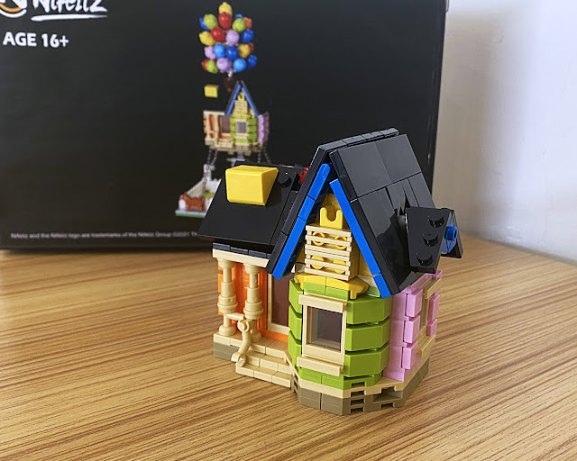 Nifeliz flying house balloon house movie up compatible with lego set