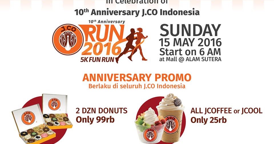 Anniversary JCO ke 10 Promo 2 Lusin Donat seharga 99 ribu 