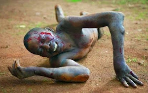  Villagers burn suspected bank robber to death in Benue [GRAPHIC PHOTO] 