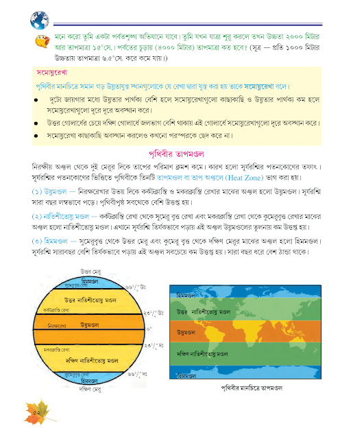 আবহাওয়া ও জলবায়ু | সপ্তম অধ্যায় | ষষ্ঠ শ্রেণীর ভূগোল | WB Class 6 Geography