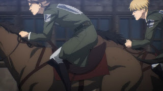 進撃の巨人 アニメ 71話 ハンジ・ゾエ CV. 朴璐美 Attack on Titan Hans Zoe