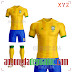 Áo Đội Tuyển Brazil Tự Thiết Kế Mã Bra-04 Đẹp Và Độc