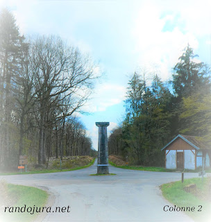 Forêt de Chaux : Colonne-guidon 2