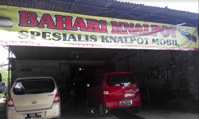 Gamabr bengkel knalpot Bahari