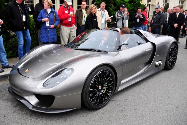 Spyshot 2011 Porsche 918 Spyder hybrid