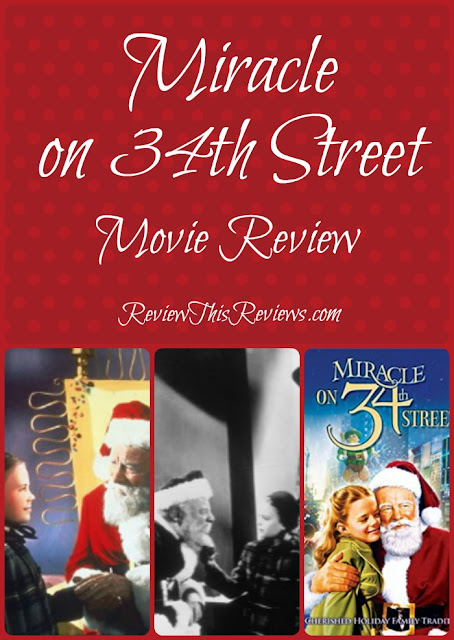 I've never doubted that Santa Claus is real, possibly because when I was a little girl I watched the movie Miracle on 34th Street. Here's my movie review.