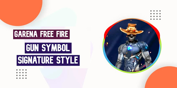 Free Fire Gun Symbol Code Copy Paste Signature Style Color Lines 