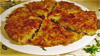  Potato pie (stuffed with bacon and cheese) 