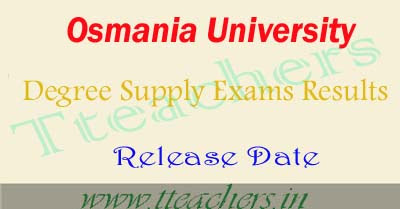 OU degree supply results 2016 release date on Dec 28th exam result