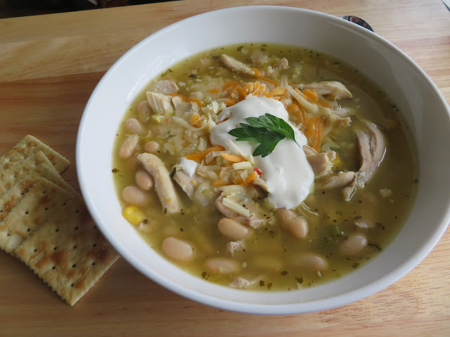 White Chicken Chili for Two