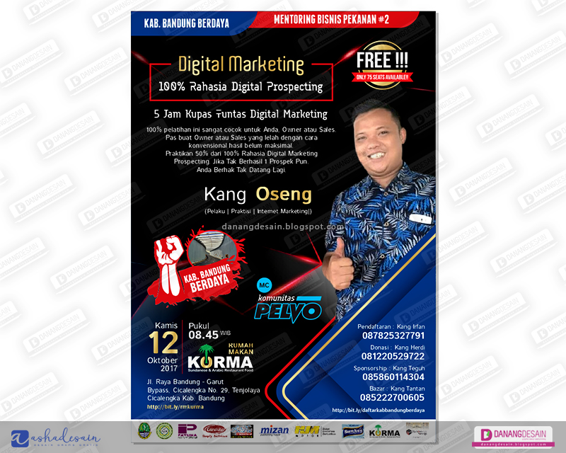  Contoh  Desain Spanduk  Banner Seminar  Contoh  Desain 