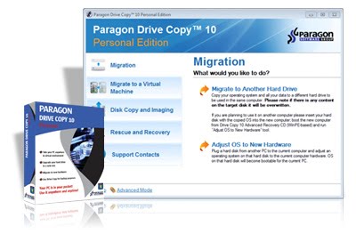 Download Paragon Drive Copy 10 (Migrador de HD)