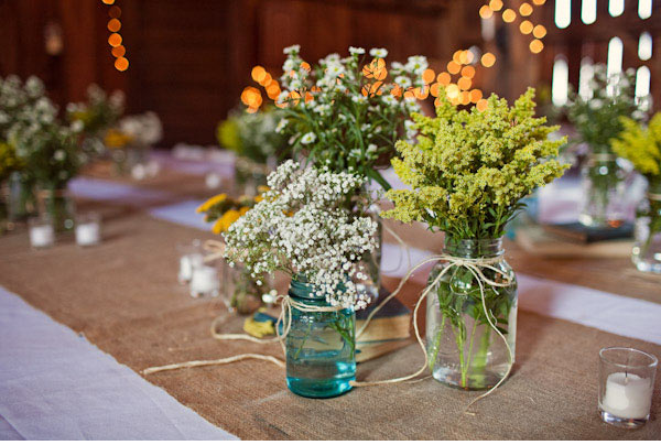 vintage wedding table settings