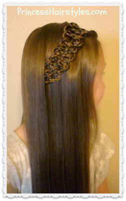 Braided 4-strand slide up braid tutorial