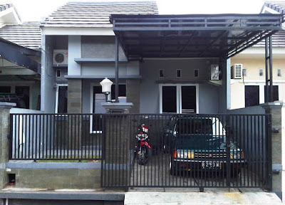 model garasi samping rumah terbaru