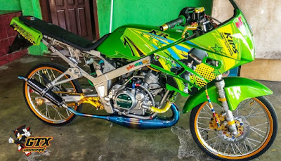 Gambar Modifikasi Ninja R Konsep Drag Terbaru Velk Ruji 2017