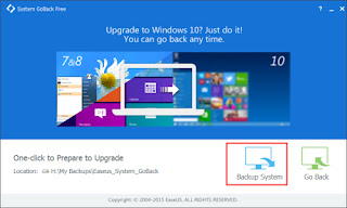 System GoBack Free prepare-to-upgrade