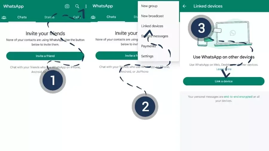 how to use one whatsapp account on two phones