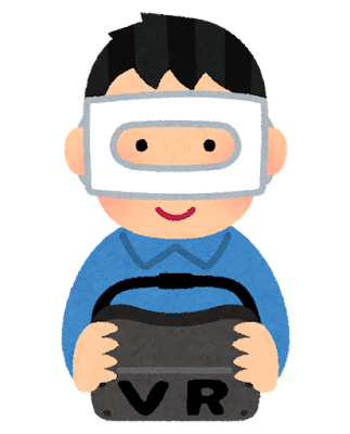 VRマスクのイラスト