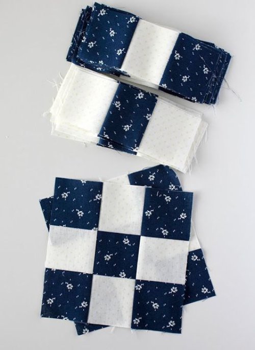 Picnic Time, an Irish Chain Quilt - Free Pattern