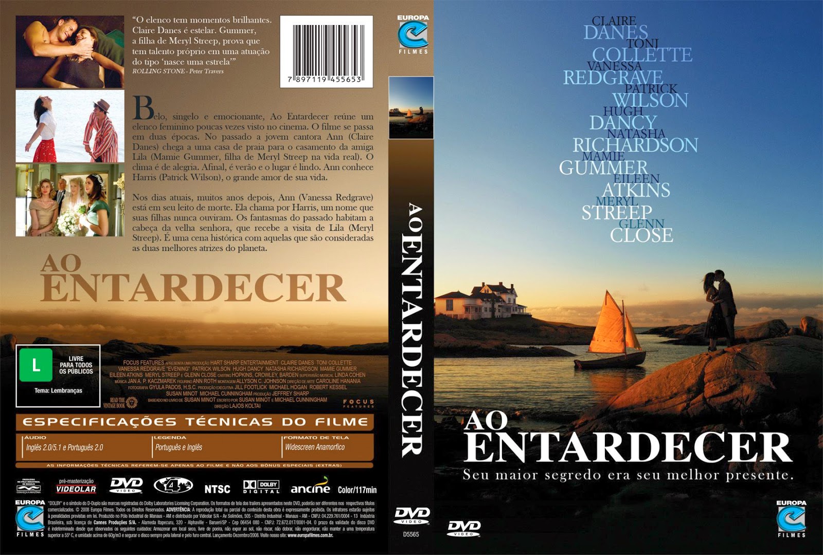 Capa DVD Ao Entardecer