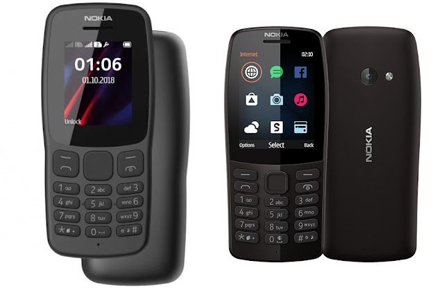 Nokia 106 vs Nokia 210