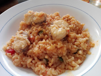 Arroz con rape.