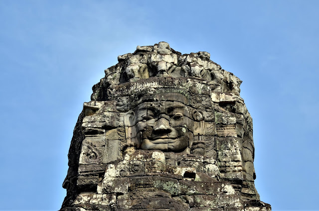 Templos de Angkor. Siem Riep. Camboya. Templo de Bayon cara de buda