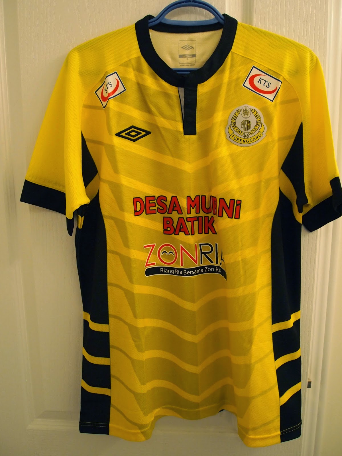 My Umbro Football Jerseys Collection: Terengganu FA 2014 