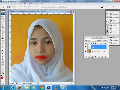 Cara Mudah Memerahkan Bibir Menggunakan Adobe Photoshop