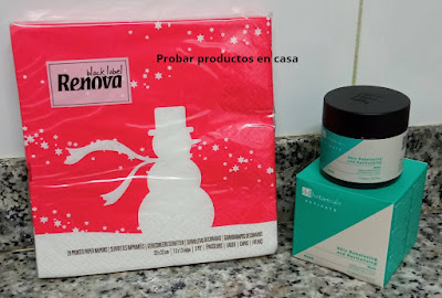 Disfrutabox: Servilletas Navidad Renova y Mascarilla