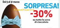 Logo Sconto del 30% su tutte le Uova di Pasqua: ottimizzate con i regali Pernigotti !