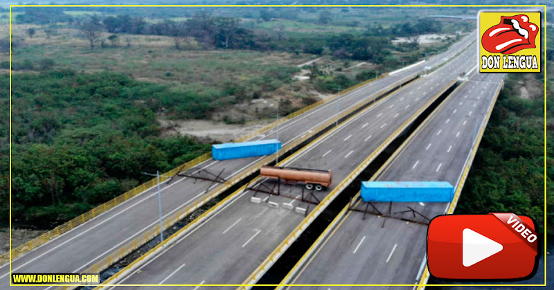 Militares de maduro bloquearon totalmente el puente Tienditas en Cúcuta