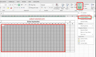 Cara Membuat Absensi Siswa di Excel