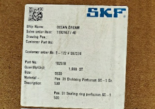 For Sale Stern tube Seals SKF for shaft SIMPLEX -COMPACT size 530 Email: idealdieselsn@hotmail.com (main) idealdieselsn@gmail.com (cc)