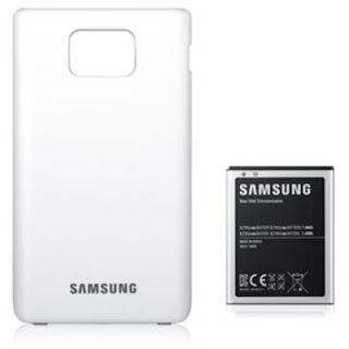 Samsung Extended battery kit for Galaxy S ll, White