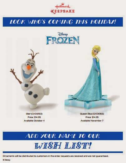 Twilighters Dream: Frozen Olaf  Elsa 2014 Hallmark Keepsakes
