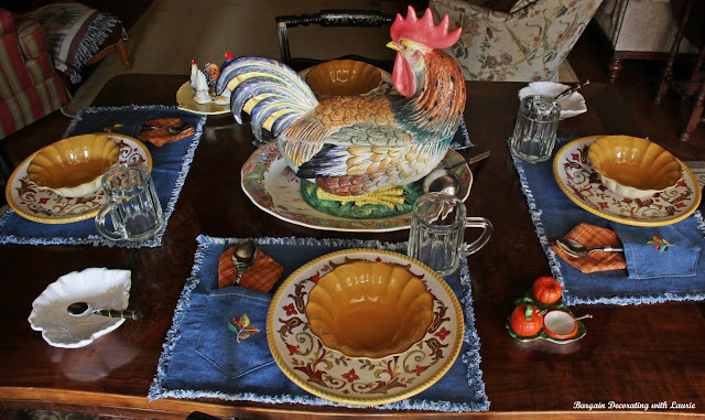 Fall Tablescape-Bargain Decorating with Laurie